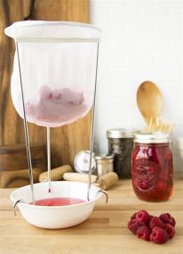 img 1 attached to 🍓 Efficient Farm to Table Jelly Strainer - 15" H, Silver