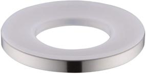 img 4 attached to 🚽 Brushed Nickel Vessel Sink Bathroom Brass Mounting Ring - SINKINGDOM