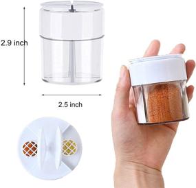 img 1 attached to Shakers Storage Seasoning Containers Dispenser Kitchen & Dining