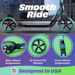 img 1 attached to 🛴 Anti-Shock Scooters for Kids Aged 6-12: Ensuring Safe and Smooth Rides