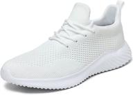 kanlanlo men's lightweight breathable sneakers - fashionable shoes for running and everyday wear logo