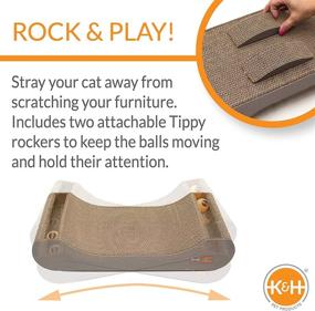 img 1 attached to 🐱 K&amp;H Pet Products Kitty Tippy Scratcher for Cats