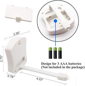 img 1 attached to 🚽 AUSAYE Toilet Night Light 2Pack – Motion Activated LED Toilet Bowl NightLights: 8 Color Changing, Funny Christmas Gifts for Him, Her, Men, Women, Kids – Stocking Stuffers