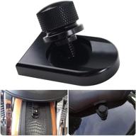 harley fatboy road king softail black 1996-2020 seat 🛵 bolt tab screw mount knob cover - purchase a high-quality option! logo