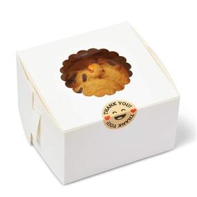 img 4 attached to 🍰 Professional Bakery Boxes for Window Display – Perfect for On-the-Go