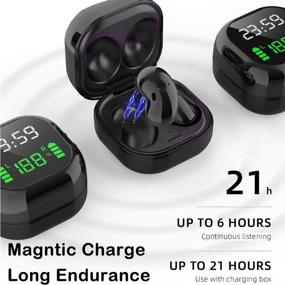 img 1 attached to Wireless Bluetooth Waterproof Cancelling Headphones Headphones