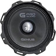 🚗 повысьте качество звука в вашем автомобиле с помощью колонок genius audio gpro-m0765 6.5" в диаметре - 300 вт максимальной мощности, 150 вт постоянной мощности, с разъемом push connector, алюминиевым дизайном в форме пули, ферритовым магнитом, сопротивлением 4 ом и усиленным бумажным конусом - (1 колонка) логотип