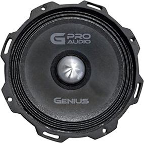 img 4 attached to 🚗 Повысьте качество звука в вашем автомобиле с помощью колонок Genius Audio GPRO-M0765 6.5" в диаметре - 300 Вт максимальной мощности, 150 Вт постоянной мощности, с разъемом Push Connector, алюминиевым дизайном в форме пули, ферритовым магнитом, сопротивлением 4 Ом и усиленным бумажным конусом - (1 колонка)