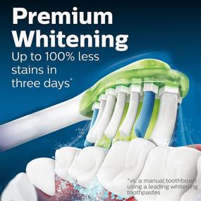 img 3 attached to Philips Sonicare W3 Premium White Replacement Toothbrush Heads - 4 Pack, HX9064/65