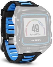 img 2 attached to Синие/черные запасные ремешки для Garmin 💙 Forerunner 920XT: улучшите свой опыт отслеживания фитнеса!