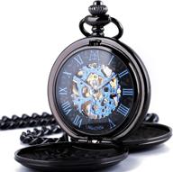 🧳 стильные мужские часы manchda с двойными цифрами скелетон 1 черного цвета: идеальное сочетание элегантности и функциональности логотип