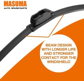 img 1 attached to 🚗 Premium 26 inch Car Windshield Wiper Blade - All-season Boneless Replacement for Auto Screen Beam, OEM Quality (1 Pack)