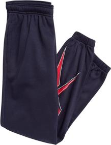 img 3 attached to Reebok Fleece Tricot Active Sweatpants Boys' Clothing in Active