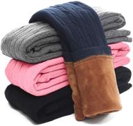 tengo girls winter leggings: cozy fleece clothing for girls logo