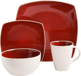 img 3 attached to 🍽️ Gibson Elite Reactive Stoneware Dinnerware: Premium Tabletop & Serveware for Food Service Professionals