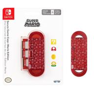🎮 pdp gaming super mario bros red game case: durable & secure for 6 nintendo switch games logo