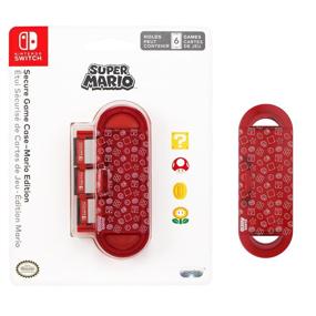 img 4 attached to 🎮 PDP Gaming Super Mario Bros Red Game Case: Durable & Secure for 6 Nintendo Switch Games
