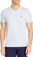 👕 lacoste xxl men's v neck t shirt: stylish & comfortable clothing for the modern gentleman логотип