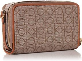 img 1 attached to 👜 Stylish and Functional Calvin Klein Textured Crossbody Embossed Women's Handbags & Wallets: Elevate Your Fashion Game!