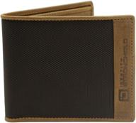 secure your essentials with rfid slim bifold id wallet - a must-have for men's accessories logo