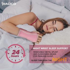 img 3 attached to 🌙 Wrist Support Brace for Restful Sleep - Occupational Health & Safety Product