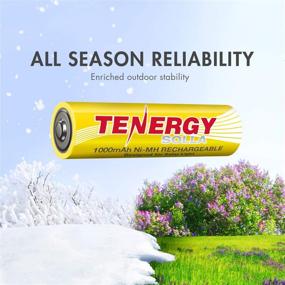 img 1 attached to 🔋 Tenergy Solla Rechargeable NiMH AA Solar Batteries for Garden Lights, 1000mAh Anti-Leak, Outdoor Durability, 5+ Years Performance, 12 PCS, UL Certified
