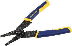 img 1 attached to Enhanced 8-Inch IRWIN Vise-Grip Wire Stripping Tool with Wire Cutting Function (2078309)