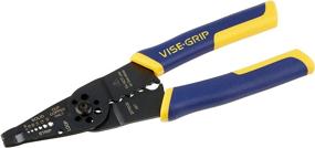 img 2 attached to Enhanced 8-Inch IRWIN Vise-Grip Wire Stripping Tool with Wire Cutting Function (2078309)