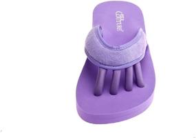 img 3 attached to 👣 Pedi Couture Pedicure Toe Separators Sandals for Women - Comfortable, Lightweight, Cushioned to Soothe Feet, Relieve Pain & Swelling – Stylish Collection & Sizes