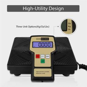 img 3 attached to VIVOHOME 220LB HVAC Electronic Digital Refrigerant Charging Weight Scale – High Precision with Protective Case