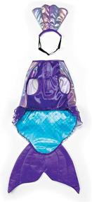 img 2 attached to 🐶 Fun and Stylish Zack & Zoey Iridescent Mermaid Costume for Dogs - Make a Splash with Your Pup!