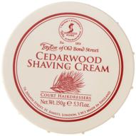 🌲 cedarwood shaving cream by taylor of old bond, 0.33 lb. logo