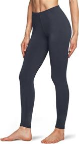 img 3 attached to 🔥 Warm and Cozy TSLA Women's Thermal Long Johns: 1 or 2 Pack Fleece Lined Leggings for Winter