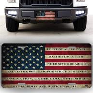 vaygway usa american flag plate cover - capture american spirit on your vehicle! logo