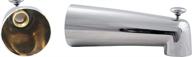 🚿 westbrass 7-inch diverter tub spout in polished chrome (model e507d-1f-26) logo