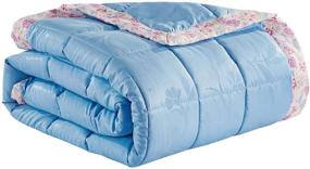 img 3 attached to 🛏️ Air Blue Full/Queen Collier Campbell All-Season Soft Down Alternative Blanket