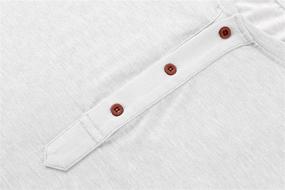 img 1 attached to Повседневные футболки с рукавами Hestenve Placket