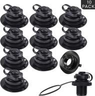 🔌 trounistro 10 pack replacement boston valve: universal fit air valve with spiral cap for inflatables logo