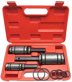 img 4 attached to 🔧 3-piece Tail Pipe Expander Set, Muffler Spreader Tool Kit 1-1/8'' to 3-1/2'', includes Storage Case - Enhance Exhaust Muffler Spreader Kit