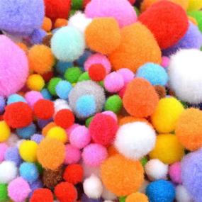 img 2 attached to Multicolor Fluffy Balls Handicrafts Decorations