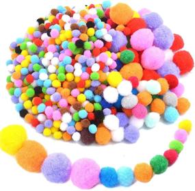 img 4 attached to Multicolor Fluffy Balls Handicrafts Decorations