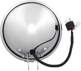 img 1 attached to 🚀 Enhance Your Harley Davidson Motorcycle with the SKTYANTS 5.75 Inch Chrome LED Headlight Housing Bucket