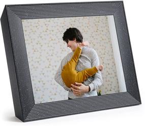 img 4 attached to Aura Mason Smart Digital Picture Frame 9 Inch Free Unlimited Storage HD WiFi Frame The Best Way To Share Photos Feel Together From Away