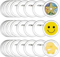 acrylic design button badges supplies sewing logo