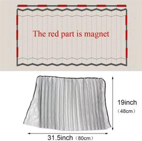 img 1 attached to Плиссированная защита Ovege Curtain Magnetic