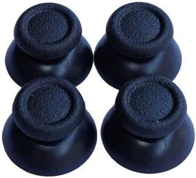 img 2 attached to 🎮 High-Quality Analog Thumb Sticks for PS4 & Xbox One Controllers - 2 Pairs, Black