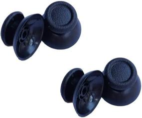 img 1 attached to 🎮 High-Quality Analog Thumb Sticks for PS4 & Xbox One Controllers - 2 Pairs, Black