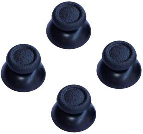 img 3 attached to 🎮 High-Quality Analog Thumb Sticks for PS4 & Xbox One Controllers - 2 Pairs, Black