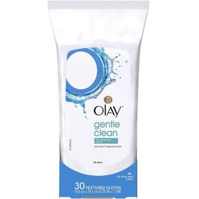 img 2 attached to OLAY Wet Cleansing Cloths, Gentle Clean, Sensitive/Fragrance-Free, 30 Count (Pack of 5)