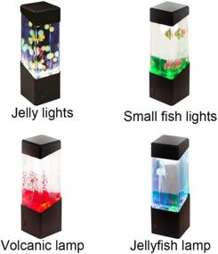 img 1 attached to Colorful Jellyfish Changing Aquarium NightLight